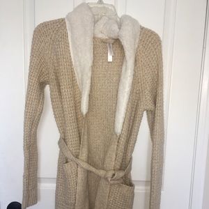 Long tan robe/coat